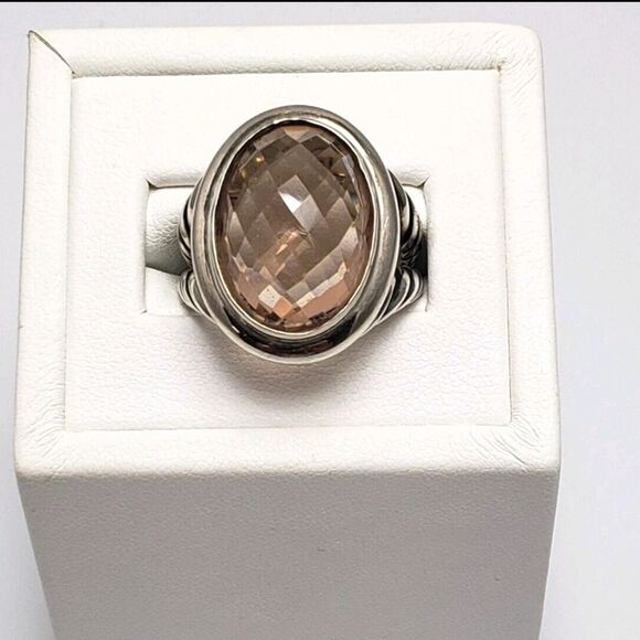 DAVID YURMAN MORGANITE OVAL RING - Picture 4 of 6